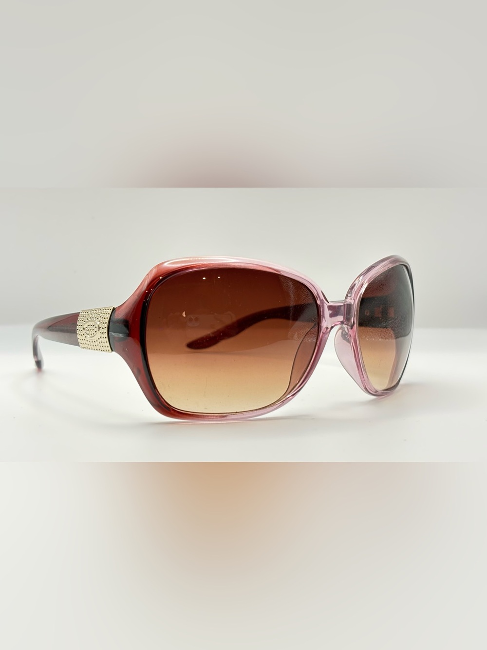 Oscar de la Renta 1102 505 Brown Oval Sunglasses Frames Only